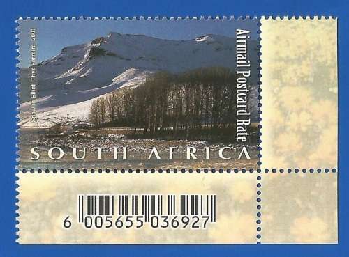RSA-2001-MNH-SACC1446-South African Natural Wonders-Thematic-Places of Interest-Scenery