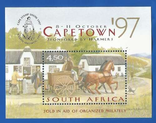 RSA-1997-MNH-SACC1067-M/S-Cape Town National Philatelic Exhibition 1997-Thematic-Places of Interest