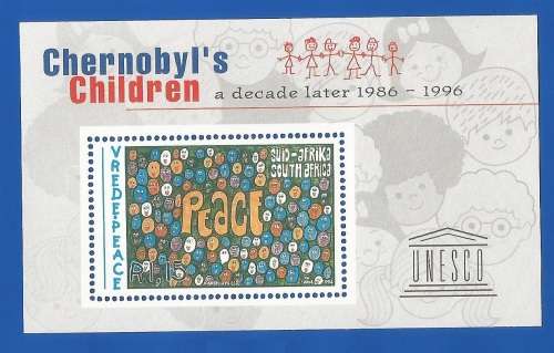 RSA-1997-MNH-M/S-SACC1046-UNESCO Chernobyl`s Children-Thematic-Symbol-Children
