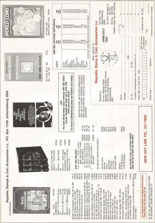 The South African Philatelist Magazine-June-1993-Vol 69.2-Pg69-104(Magazine was folded in Half)