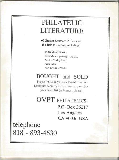 PSGSA- Forerunners Magazine-Nov 1999/Feb 2000-Volume XIII- No2-Pg52-114