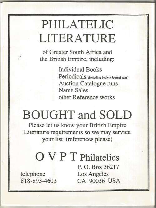 PSGSA- Forerunners Magazine-July/October 1994-Volume VIII- No2-Pg72-125