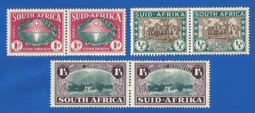 Union of SA 250th Anniv. of the Huguenot Landing SACC81-83 -MNH-Thematic-Scenery-Symbol