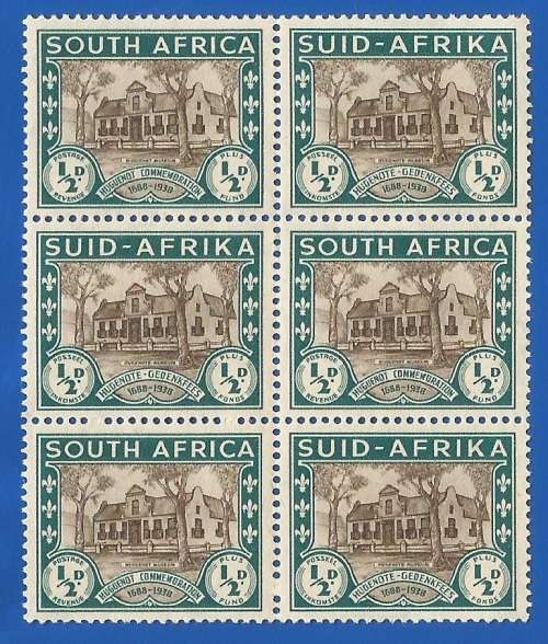 Union of SA 250th Anniv. of the Huguenot Landing SACC81 -MNH-Thematic-Scenery-Symbol