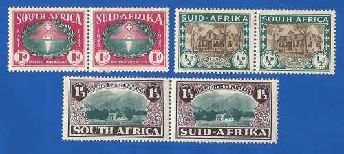 Union of SA 250th Anniv. of the Huguenot Landing SACC81-83 -MNH-Thematic-Scenery-Symbol