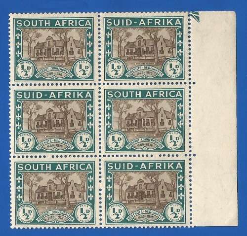 Union of SA 250th Anniv. of the Huguenot Landing SACC81 -MNH-Thematic-Scenery-Symbol