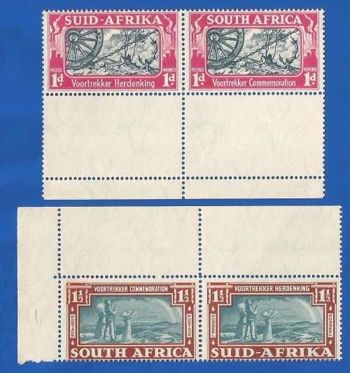 Union of SA 1938 Commem of Voortrekkers SACC79-80 MNH-Thematic-Symbol-Scenery