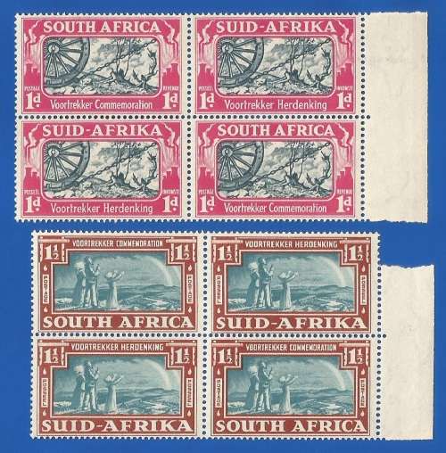 Union of SA 1938 Commem of Voortrekkers SACC79-80 MNH-Thematic-Symbol-Scenery
