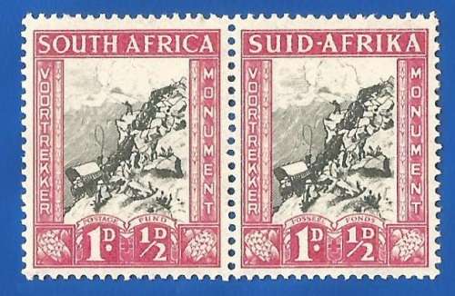 Union of SA 1938 Voortrekker Memorial Fund SACC76 MNH-Thematic-Scenery