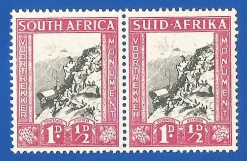 Union of SA 1938 Voortrekker Memorial Fund SACC76 MNH-Thematic-Scenery