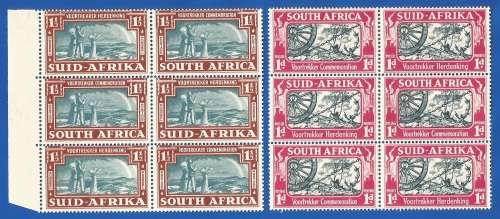 Union of SA 1938 Commem of Voortrekkers SACC79-80 MNH-Thematic-Symbol-Scenery