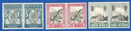 Union of South Africa-MNH- SACC54/76/81 Thematic-Scenery-Symbol