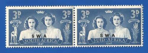 SWA SACC164 Royal visit -MNH-1947-3d-Thematic-Royal Family-Queen