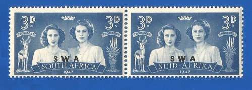 SWA SACC164 Royal visit -MNH-1947-3d-Thematic-Royal Family-Queen