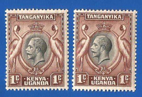 Kenya Uganda Tanganyika SG110- MNH-1c-Thematic-Royal Family-King