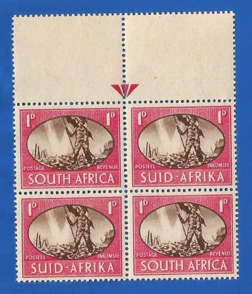 Union of South Africa- SACC107 Victory Arrow Block  MNH- Thematic- Symbol