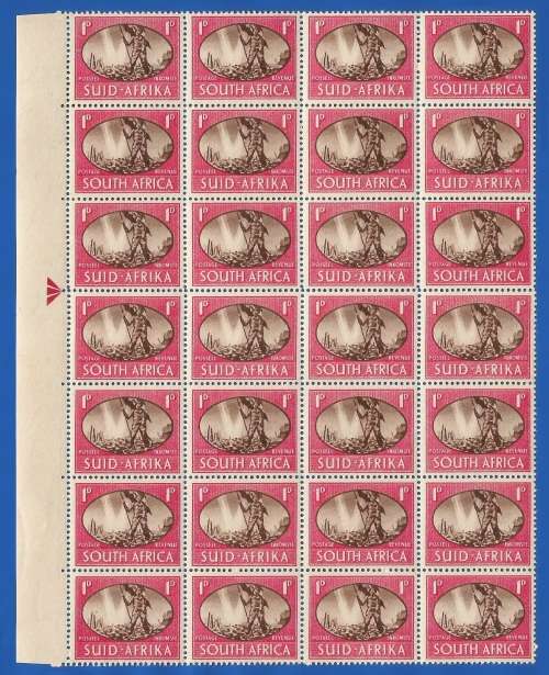 Union of South Africa SACC107 Victory Variety Vd Mark through R MNH- Thematic- Symbol
