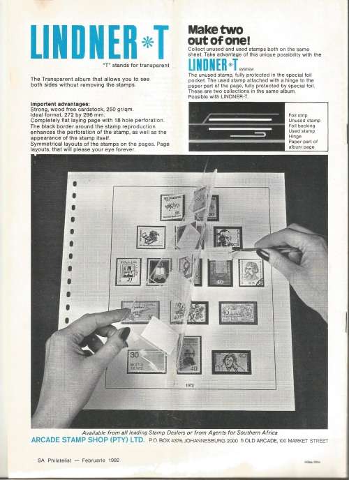 SA Philatelist Magazine-Feb-1982-Vol 58 No2-Pg37-68(Magazine was Folded in Half)