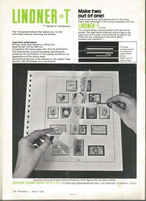 SA Philatelist Magazine-March-1982-Vol 58 No3-Pg69-104(Magazine was Folded in Half)