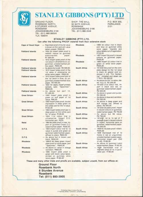 The SA Philatelist Magazine-November-1987-Vol 63 No11-Pg225-248(Magazine was Folded in Half)