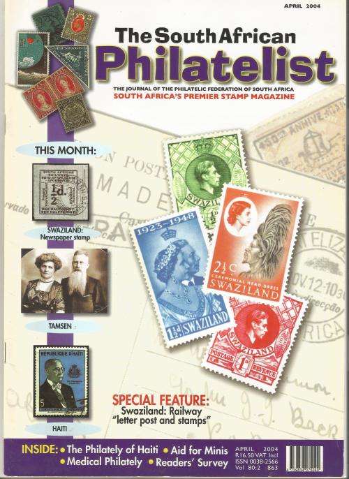 The South African Philatelist Magazine-April 2004-Vol 80.2-Pg25-58