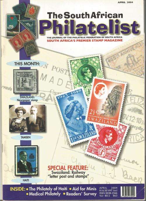 The South African Philatelist Magazine-April 2004-Vol 80.2-Pg25-60