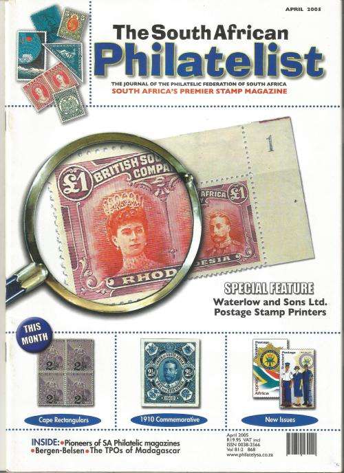 The South African Philatelist Magazine-April 2005-Vol 81.2-Pg37-68