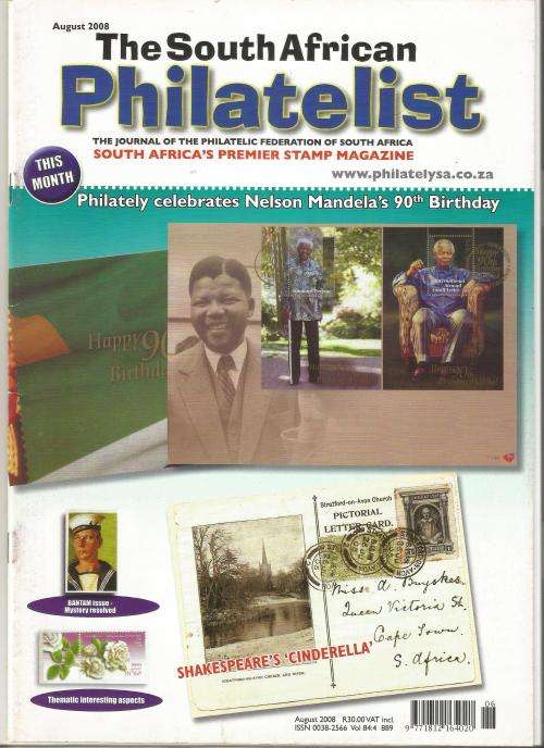 The South African Philatelist Magazine-August 2008-Vol 84.4-Pg505-540