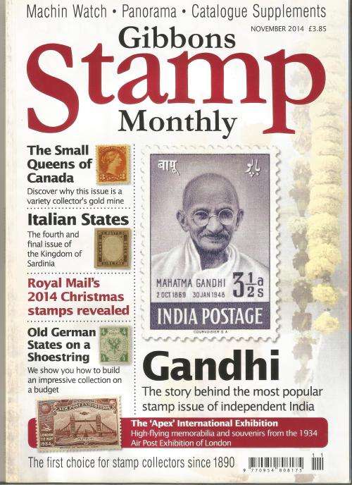 Gibbons Stamp Monthly Magazine-Nov 2014-Pg2-145