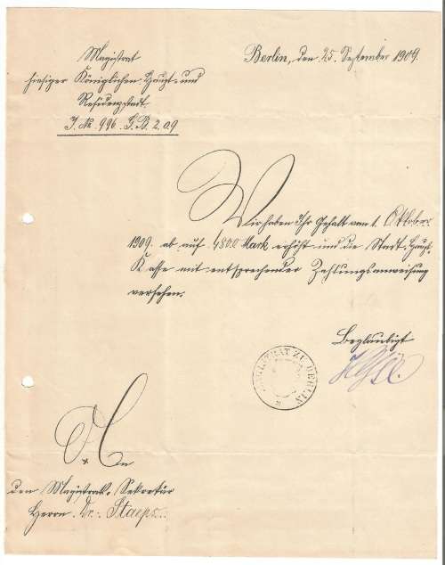 Vintage-Collectable-History-Private-Document-1909-Berlin