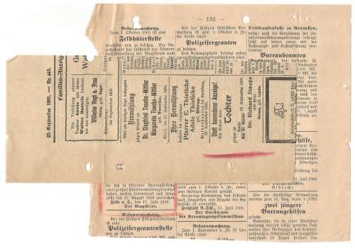 Vintage-Collectable-History-Newspaper Clippings-1905