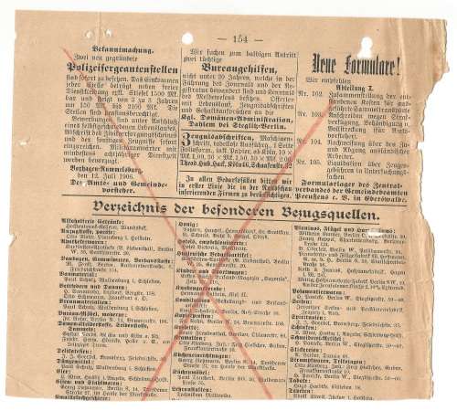 Vintage-Collectable-History-Newspaper Clippings-1905