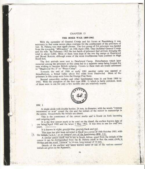 Reference Material-Philately-The Boer War 1899-1902-6xPages-ENG-History-Photocopies