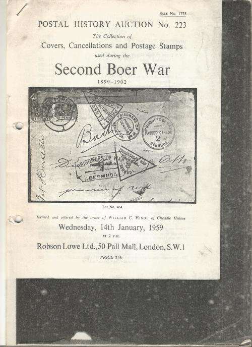 Reference Material-Philately-Second Boer War-Postal History Auction-14xPages-ENG-Photocopies