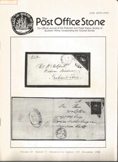 The Post Office Stone Magazine-December 1988-Volume 20- No3-Pg1-44