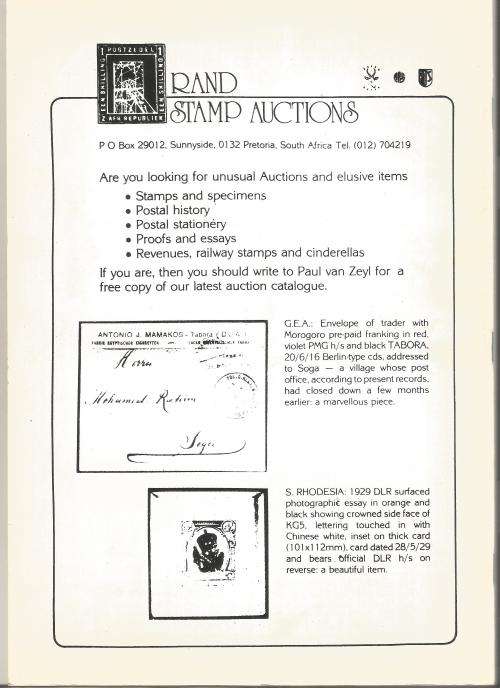 The Post Office Stone Magazine-April 1990-Volume 23- No1-Pg1-50