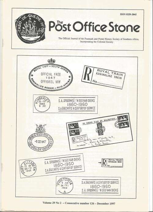 The Post Office Stone Magazine-December 1997-Volume 29- No2-Pg1-16