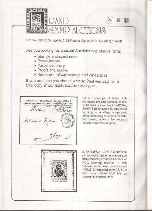 The Post Office Stone Magazine-October 1998-Vol 30-No 2-Pg1-20