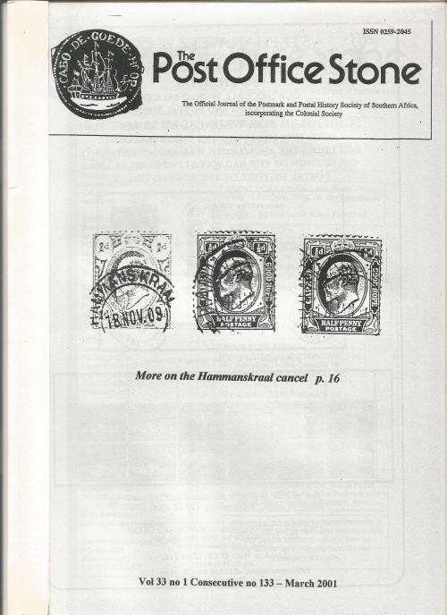 The Post Office Stone Magazine-March 2001-Vol 33-No 1-Pg1-23