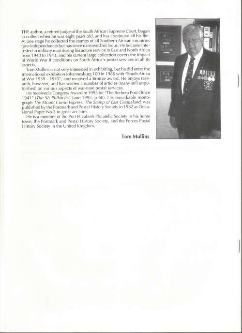 The Stampless Air Mail Letter Cards & Air Letters used by South African Troops-1941/1945-Pg1-14