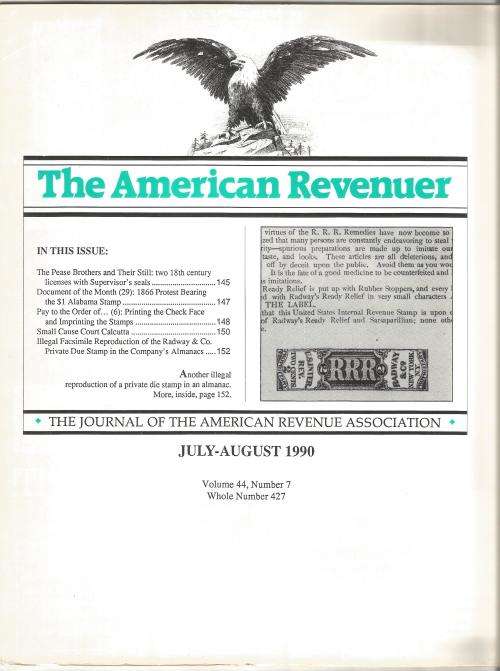 The American Revenuer Magazine- July-August 1990-Volume 44-No 7-Pg141-160