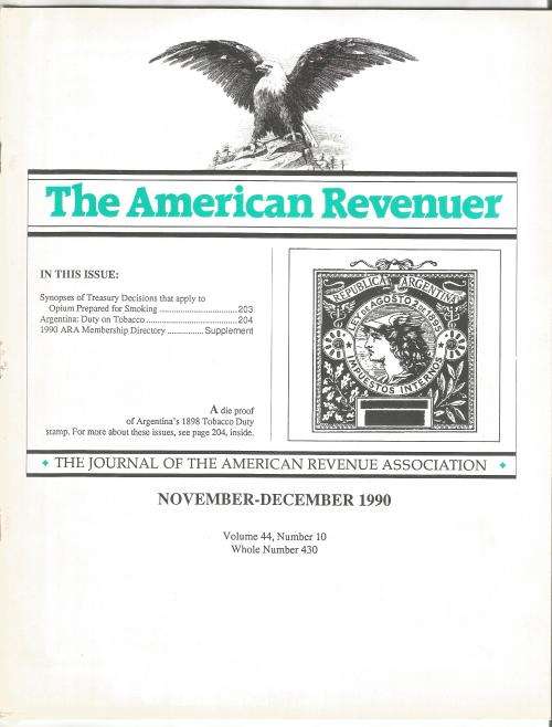 The American Revenuer Magazine- November-December 1990-Volume 44-No10-Pg201-216