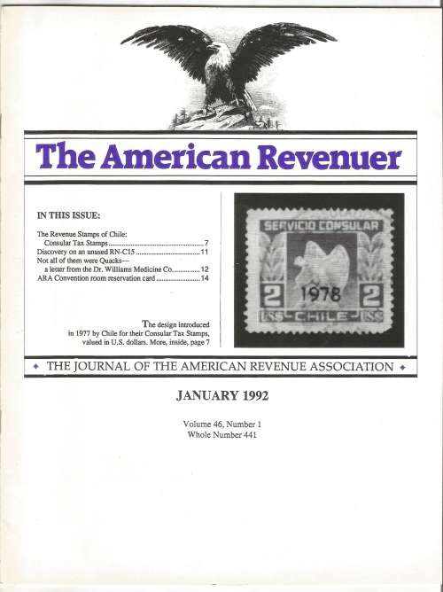 The American Revenuer Magazine- Jan 1992-Volume 46-No1-Pg2-20