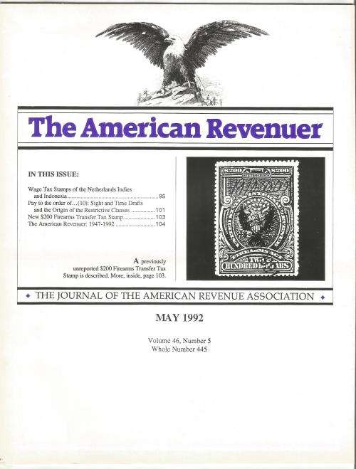 The American Revenuer Magazine- May 1992-Volume 46-No5-Pg90-112