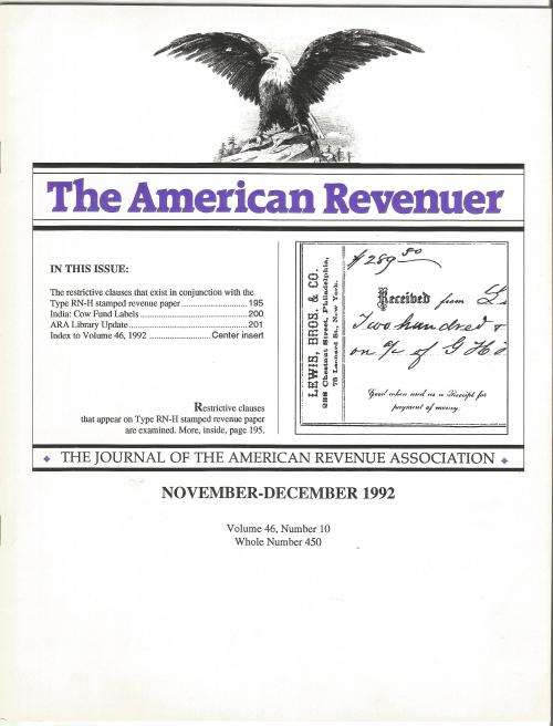 The American Revenuer Magazine- November-December 1992-Volume 46-No10-Pg194-208