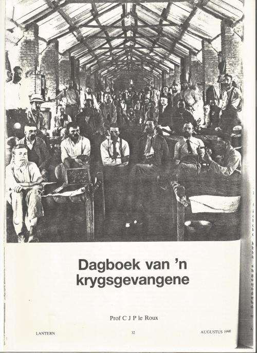 Reference Material-Philately-Anglo Boer War-Dagboek van n Krygsgevangene-5xPages-AFR-Photocopies