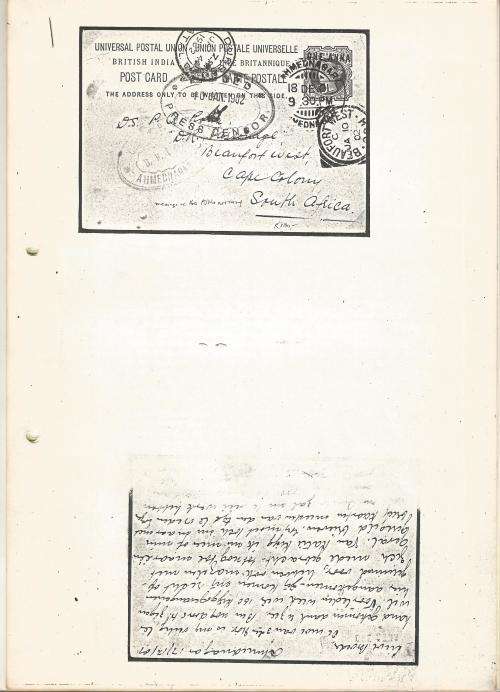 Reference Material-Philately-Anglo Boer War-Mix Reference-8xPages-ENG/AFR-Photocopies