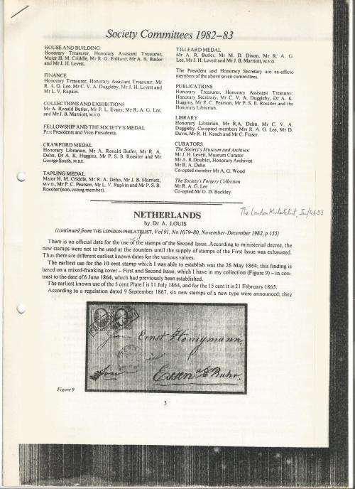 Reference Material-Philately-Netherlands-4xPages-ENG-Photocopies