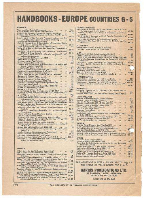 Reference Material-Philately-Djibouti Overprints- 1xPage-ENG-Photocopies