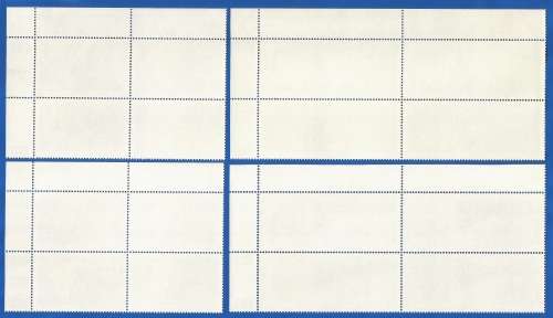 RSA-1990-MNH-Control Blocks-SACC715-718-Co-operation in Southern Africa-Thematic-Places of interest